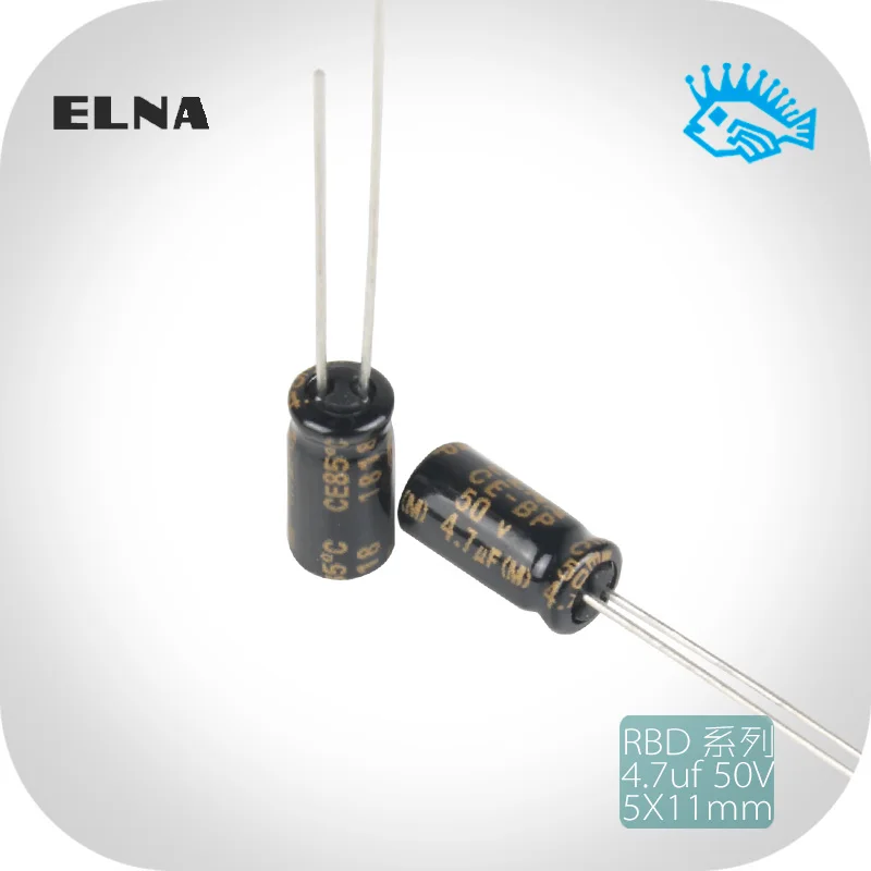 10 шт. ELNA 4 7 мкФ 50V4.7uF CE BP RBD fever audio неполярный электролитический конденсатор 5x11