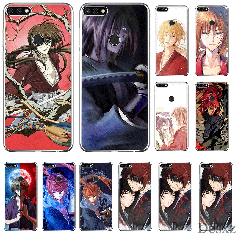 Мобильный чехол для телефона из термополиуретана huawei Honor 7A 7C 7X 6A 8 8X 8C 9 9X вид 20