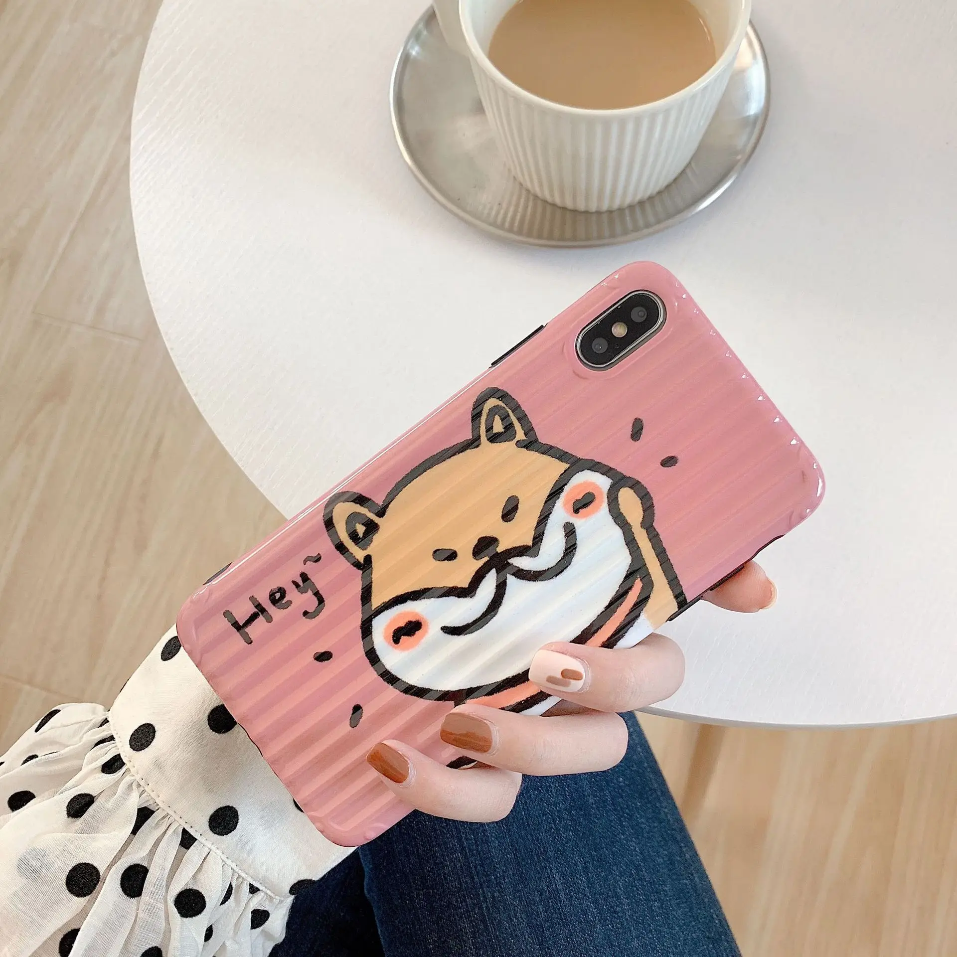 DECOCASE милый чехол для девочек с рисунком Шиба ину 3D iphone 6 6s 7 8 Plus X XR XS Max чехлы xs max |