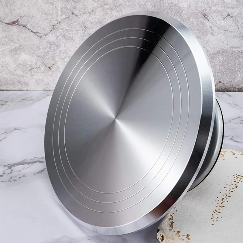 

Rotating Cake Decorating Stand with Ball Bearings Diameter Heavy Duty 12 Inch