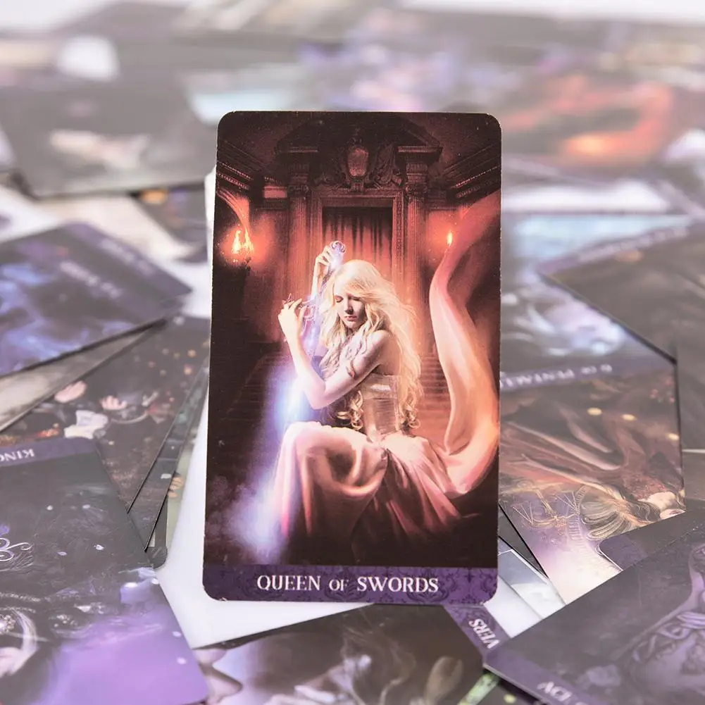 78 Tarot De La Nuit карты Таро английская версия держатель карточек настольных игр Семья