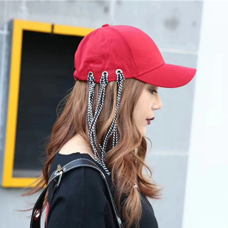 Новые модные весенне летние бейсболки Snapback черного и красного цвета из хлопка