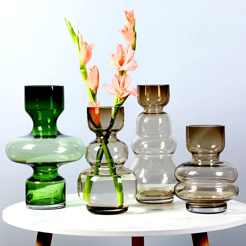 Нежная стеклянная посуда для гидропоники ваза цветов украшение дома свадебные