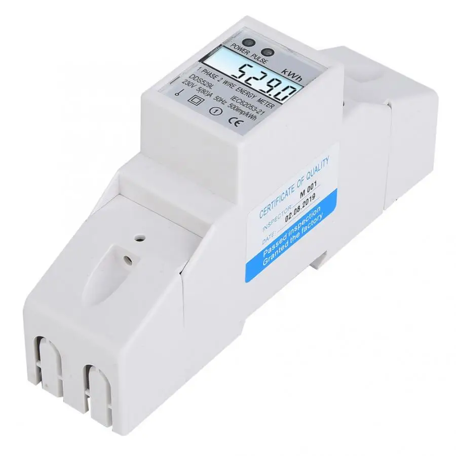 DDS529L бытовой цифровой счетчик энергии Интеллектуальный ЖК дисплей 230 В