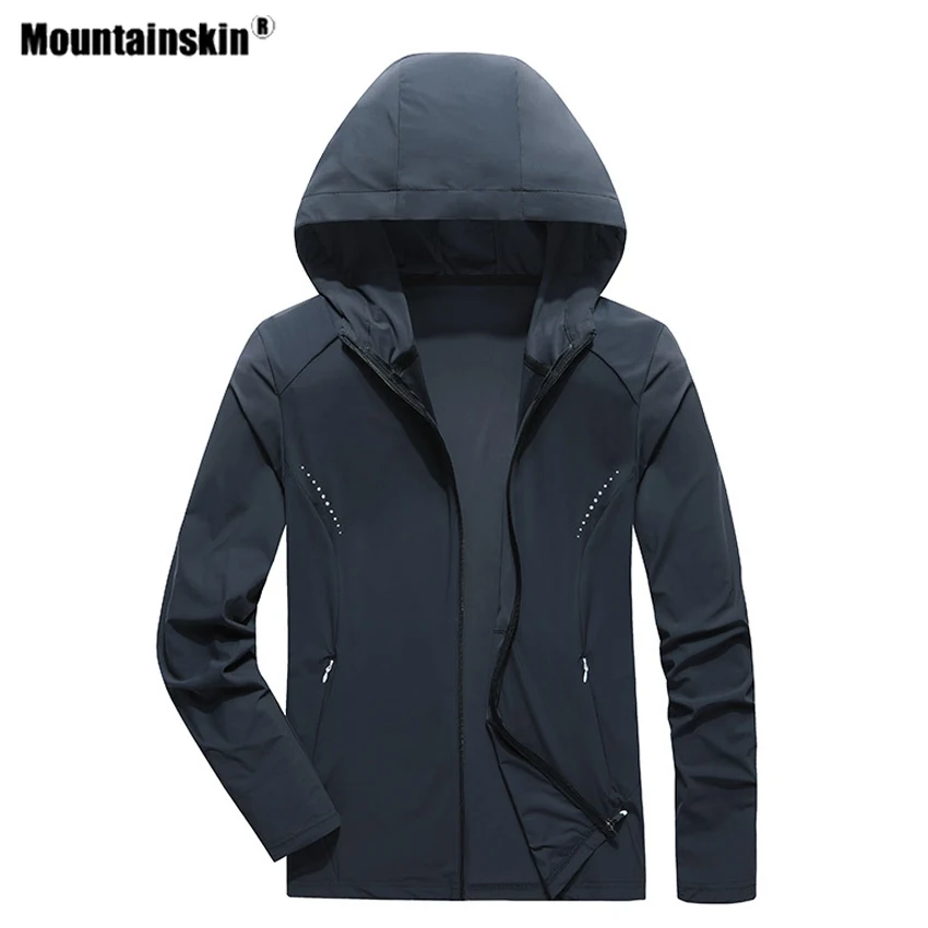 Горная кожа для мужчин и женщин походный светильник дышащая куртка с капюшоном