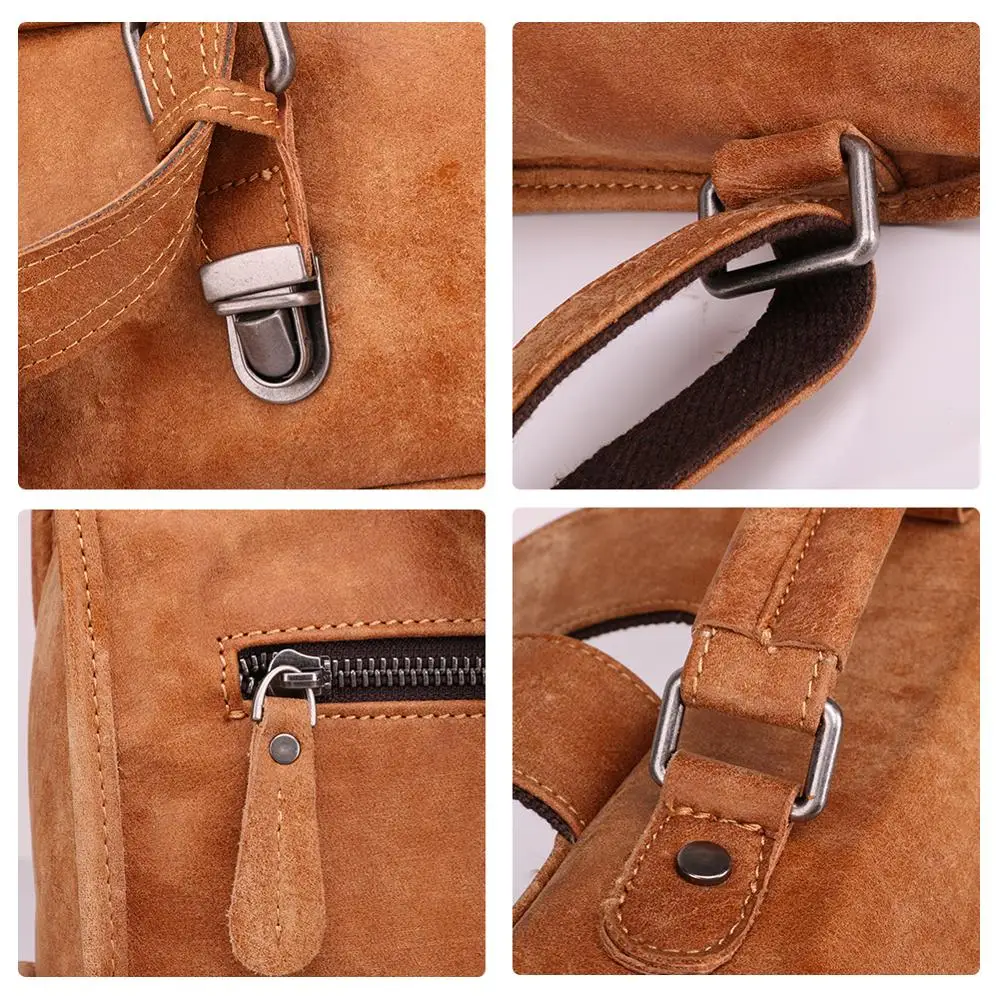 JOGUJOS роскошный кожаный мужской рюкзак из натуральной кожи повседневный модный