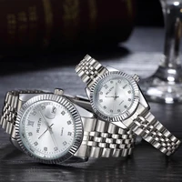exquisite unisex round dial luminous analog quartz couples wrist watch gift clock relogio mas culino reloj hombre reloj mujer