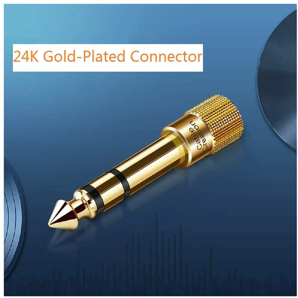 6.5mm Male to 3.5mm Female Audio jack Adapter electronic keyboard electric guitar piano amplifier speaker headphone | Компьютеры и