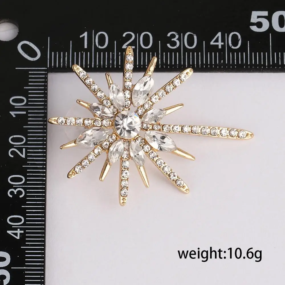 Rhinestone Earrings Vintage Crystal European and American Style Stud for Women Shiny Ear Jewelry | Украшения и аксессуары