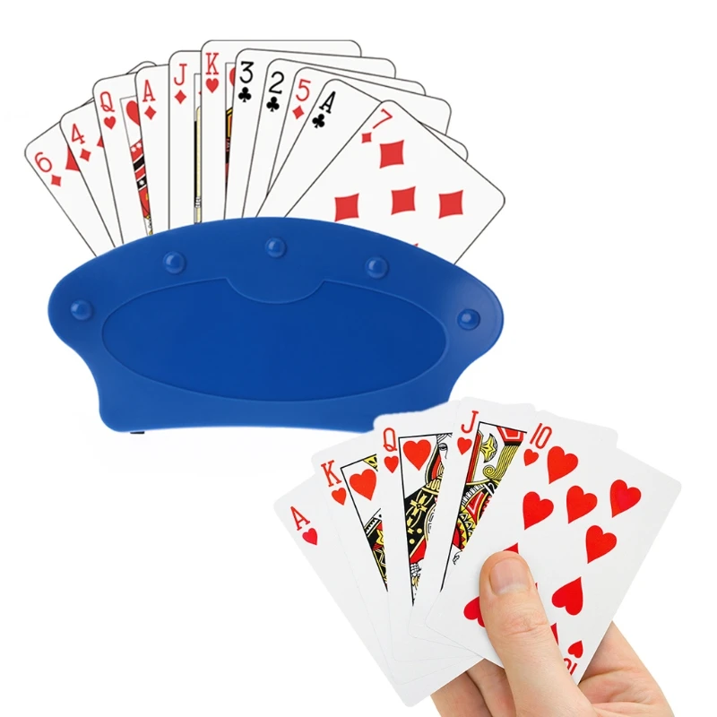 

4pcs Playing Card Holders Poker Stand Seat Lazy Poker Base Game Organizes Hands for Easy Play Dropship