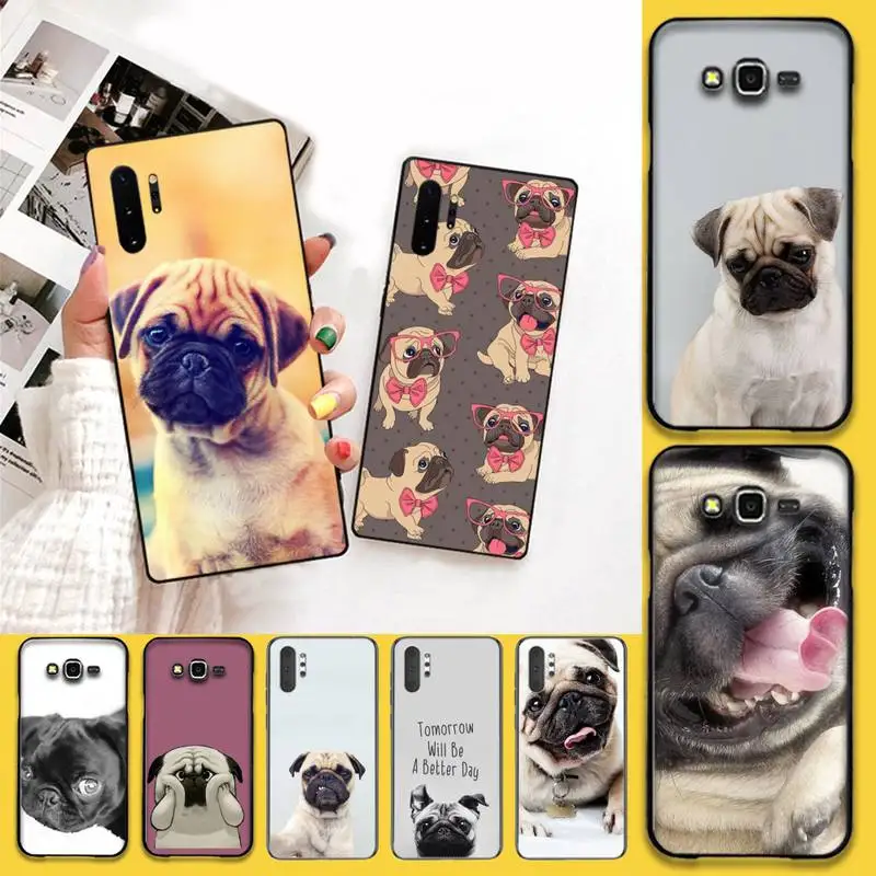 HPCHCJHM французский британский Бульдог Мопс Собака ТПУ чехол для телефона Samsung Galaxy J7