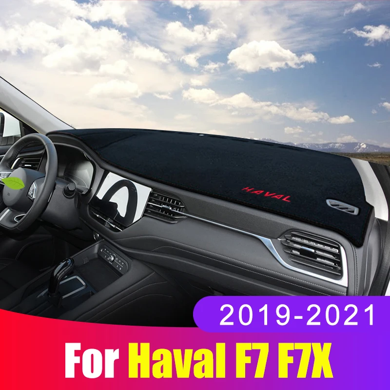 

For Haval F7 F7X 2021 2020 2019 Car Dashboard Cover Mats Sun Shade Cushion Pad Instrument Panel Carpets Anti-UV Case Accessories
