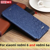flip case for xiaomi redmi 6 case redmi 6a cover leather slim book mofi phone protect cover stand luxury glitter redmi 6a 6 case
