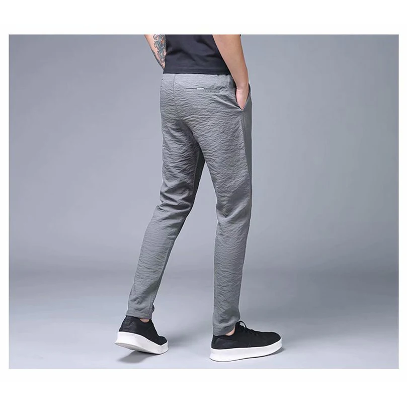 Брюки мужские длинные Сетчатые эластичные на осень/зиму 2022 | Мужская одежда
