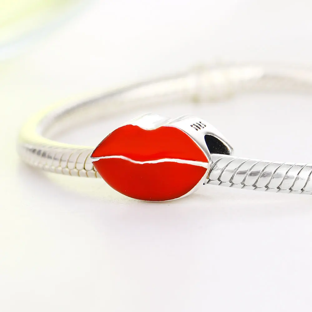 Бусина шарм сделай сам из серебра 2021 пробы с красной эмалью|charm beads|original pandoraoriginal