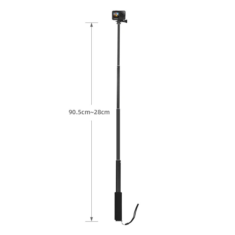 Outdoor Telescoping Extension Rod Monopod Pole Sport Camera Mount for GoPro Hero 9 Black Waterproof Selfie Stick | Электроника