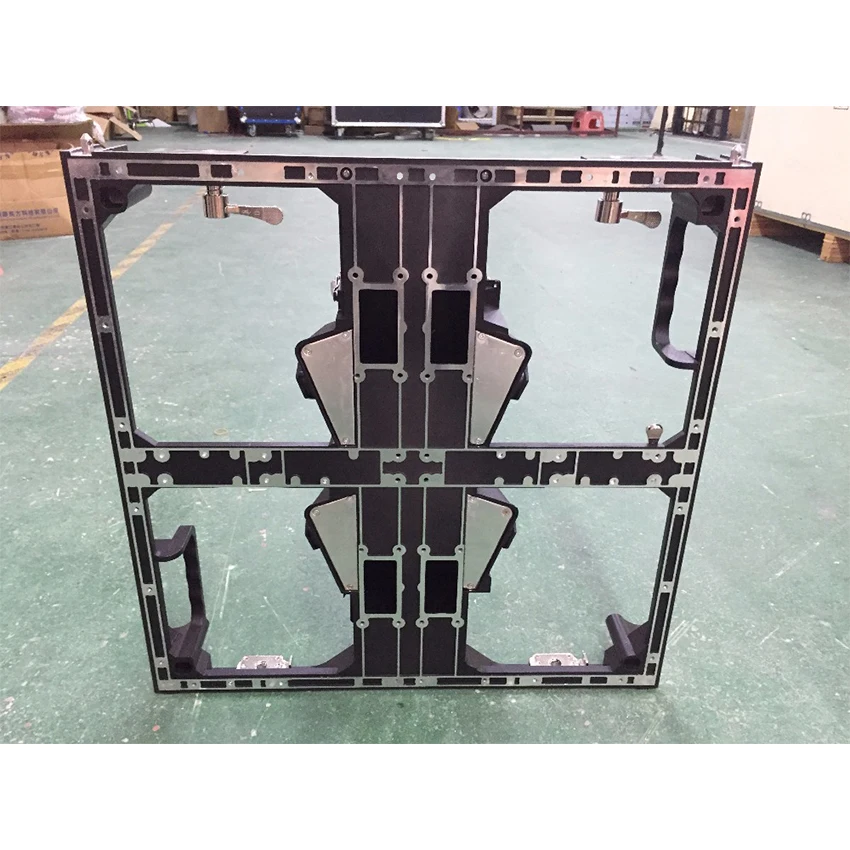 

500x500mm P3.91/P4.81 die casting aluminum empty cabinet, led display panel, 250x250mm module, Indoor outdoor led video wall