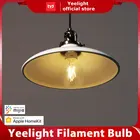 Умная Светодиодная лампа накаливания Yeelight YLDP12YL 700 люмен 6 Вт лимонная умная лампа работает с Apple homekit