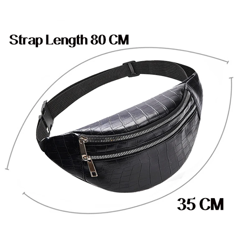 

DAUNAVIA Crocodile pattern waist bags for women luxury handbags women bags designer belt chest bags fashion fanny waist packs