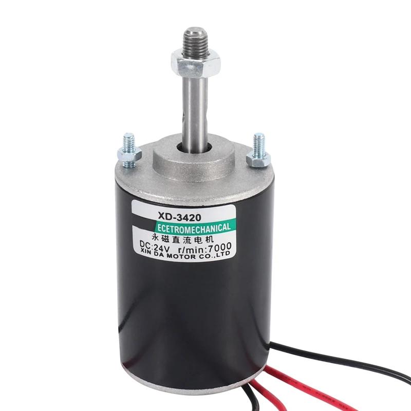 2X Xd-3420 30 Вт высокоскоростной Cw/Ccw постоянный магнитный двигатель постоянного тока
