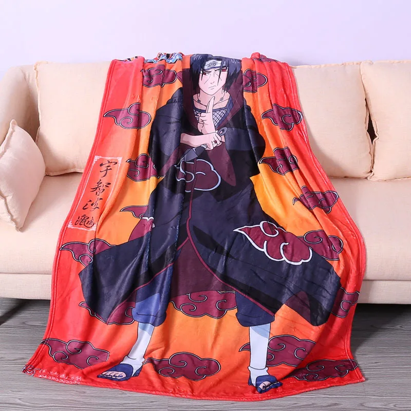 Флисовое одеяло с аниме рисунком Hokage коврик банное полотенце для сна путешествий