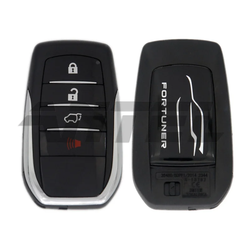 Чехол с дистанционным управлением и аварийным ключом для HILUX FORTUNER Toyota 2/2 + 1/3/4 |