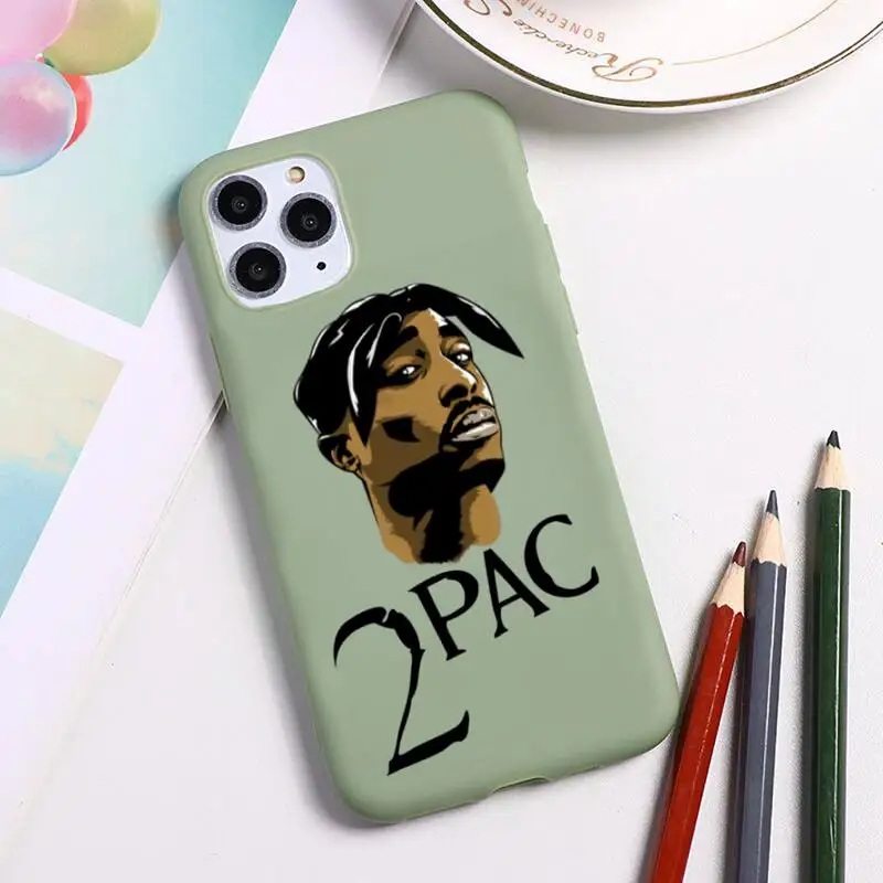 2Pac для телефона с изображением Тупака Амару Шакура Чехол мобильного iphone 12 11 Pro Max