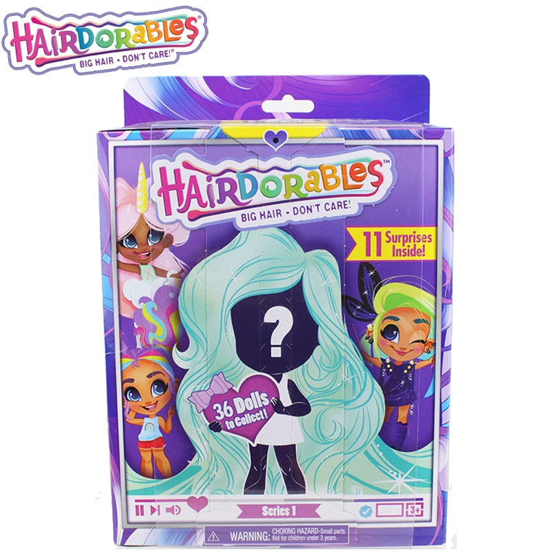 

Original Hairdorables Hairmazing Dolls Series 1 Collectible Surprise Dolls Playset Gifts For Girls Children Toy Doll Game House