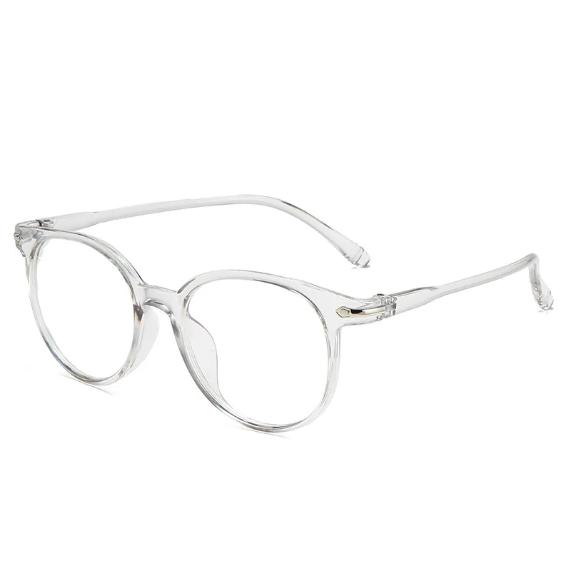 

Vintage Anti Blue Light Glasses Women Men Round Frame Computer Glasses Fashion Decorative Design Antifatigue Reading Eyeglasses