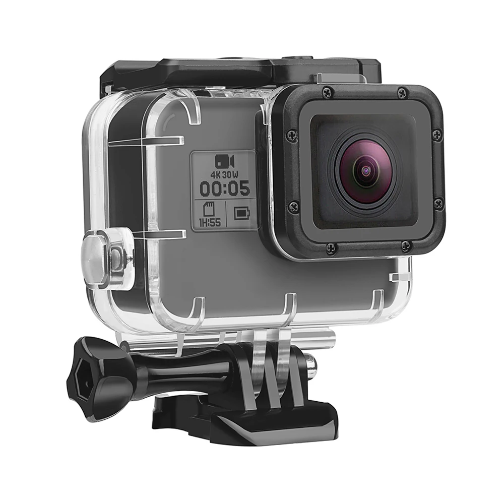 Набор аксессуаров для Gopro 7, 6, 5, черный, водонепроницаемый чехол с защитной рамкой, коллекционный чехол для камеры Gopro Hero 7, 6, 5 Go pro
