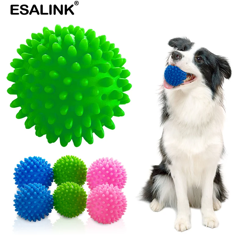 

ESALINK игрушки для собак, забавные интерактивные жевательные игрушки для щенков, устойчивые к кусать зубы дрессировке, резиновые игрушка для ...