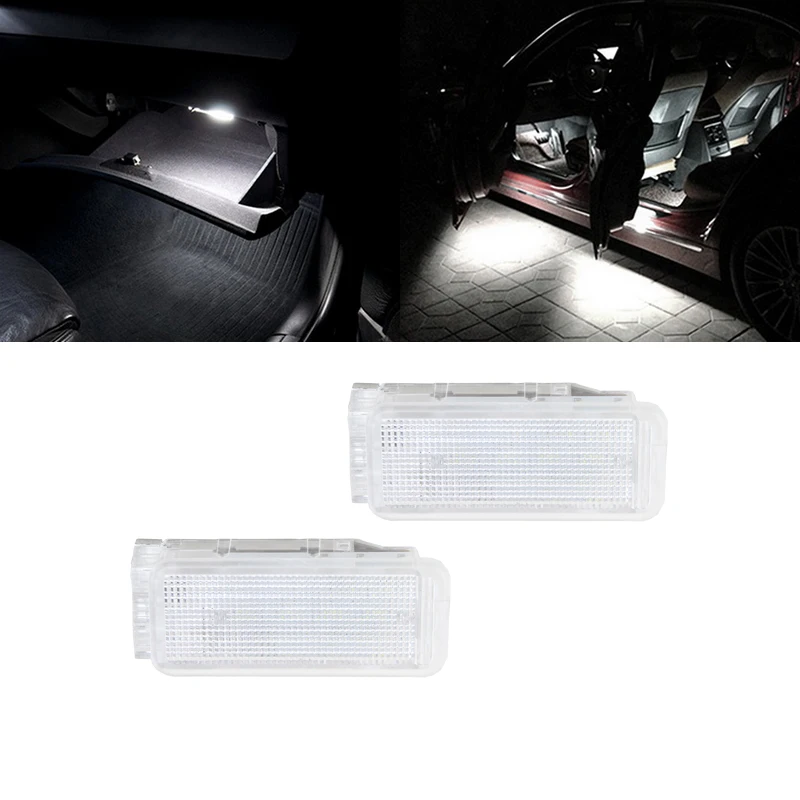 2x светодиодные чемоданы для багажника перчаточный ящик подсветка Footwell Peugeot 307