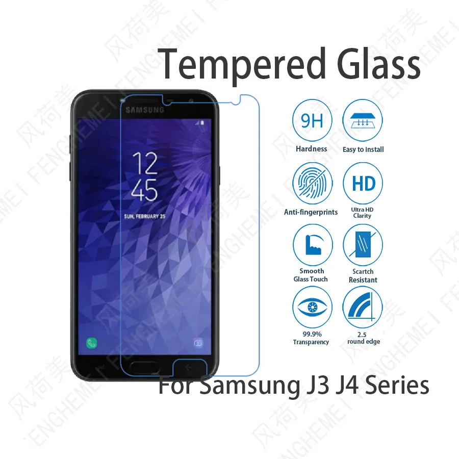 10 шт./лот FENGHEMEI Закаленное стекло протектор для Samsung J3 J3110 J310 J320 Prime Pro 2016 2017 J4 2018 Core