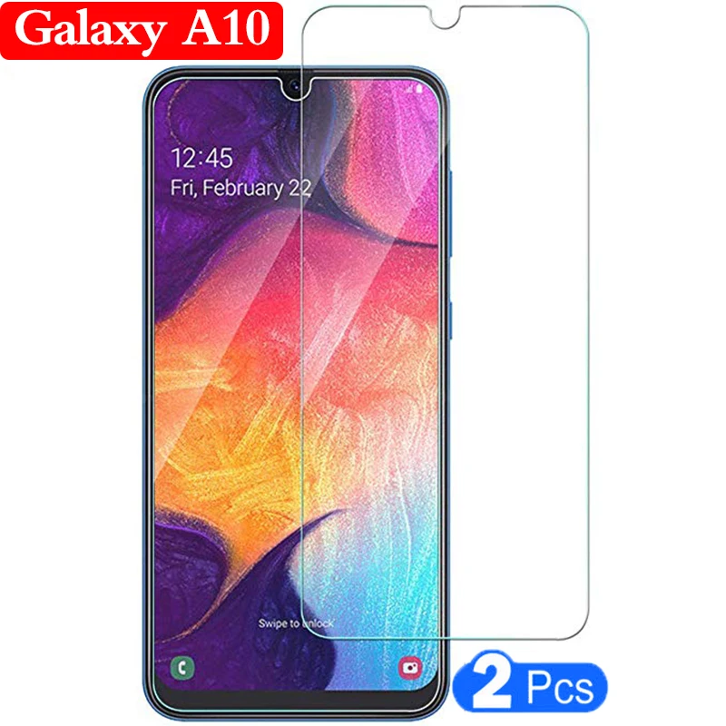 2 шт чехол для телефона из закаленного стекла samsung a10 a 10 защитный Аксессуары galaxy
