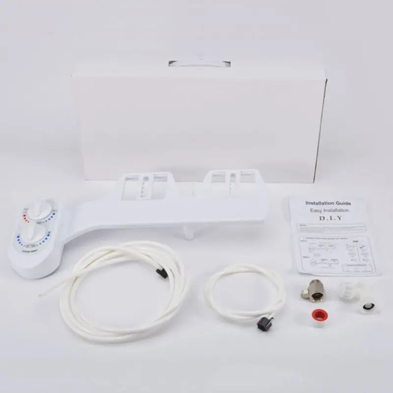 Насадка На сиденье унитаза для биде распылитель горячей и холодной теплой воды