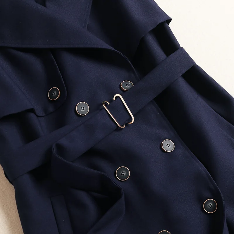 

Women Solid Summer Casual Windbreak Lapel Sleeve Vest Sashes Button Pockets Loose Slim Female Coat 2021 Fashion New