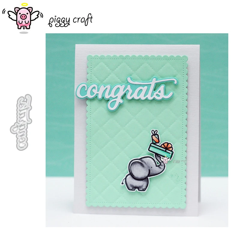 Свинья для рукоделия металлические Вырубные штампы вырезанные поздравляемые