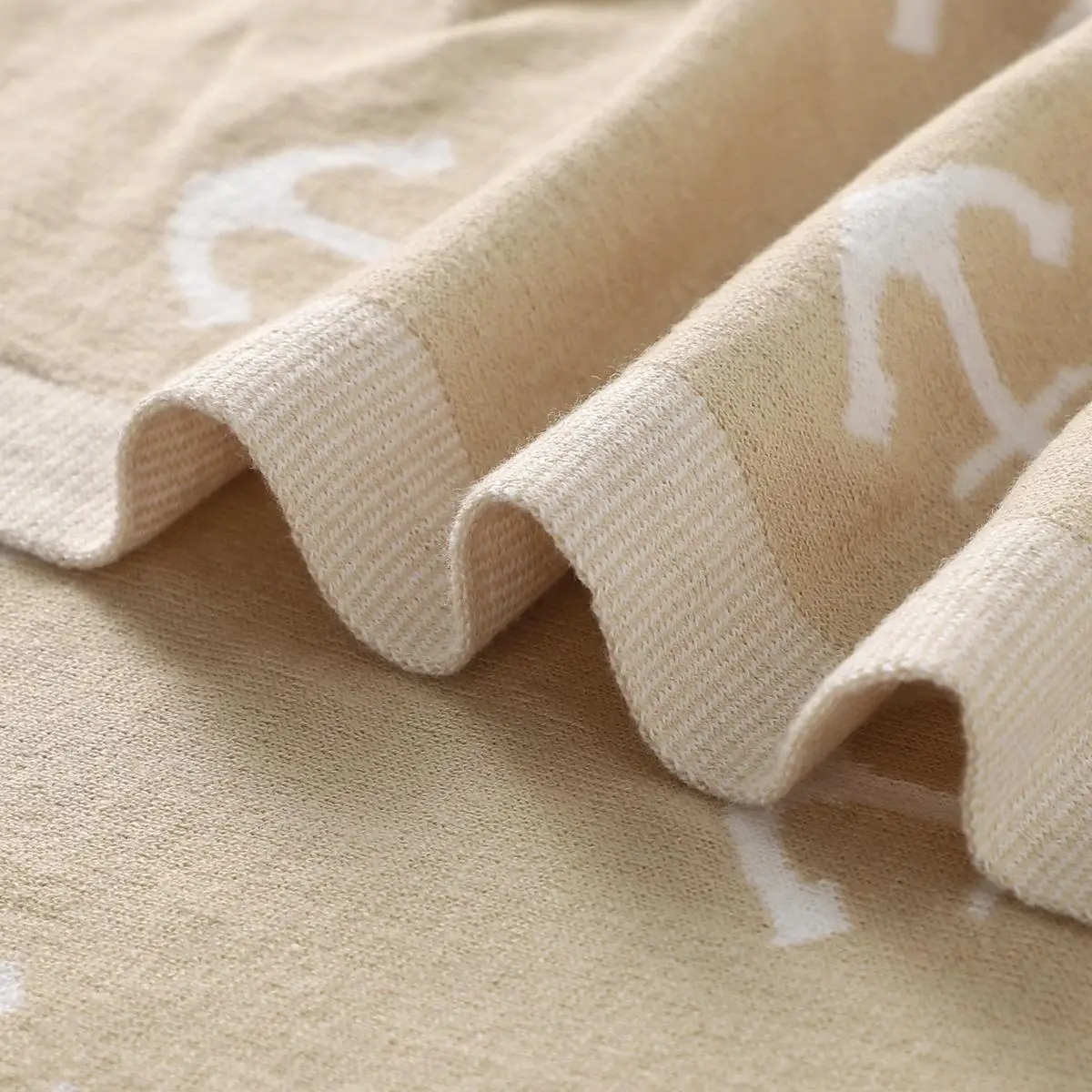 

Baby Blankets Knitted 100%Cotton Newborn Wrap for Infant Boys Girls Stroller Bedding Sofa Car Seat Covers 100*80cm