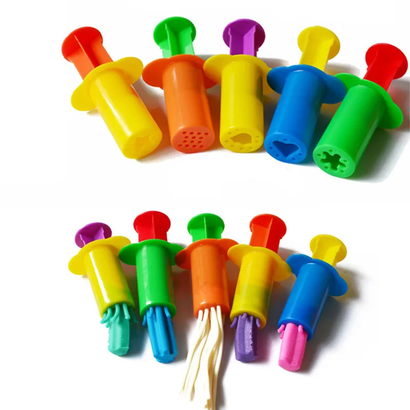 

Children DIY Slime Handmade Color Clay Plasticine Animal Model Roller Cutter Knife Rolling Pin Tools Set Educational toy for Kid