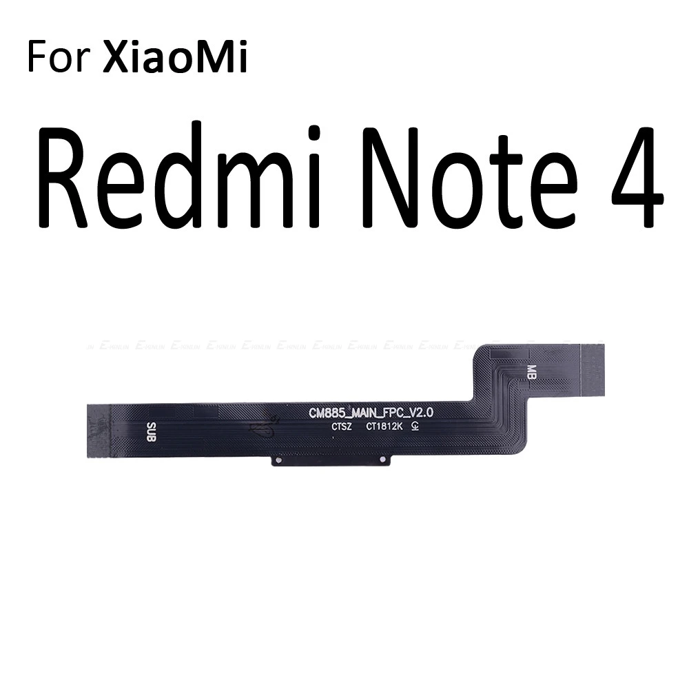 Гибкий кабель для подключения материнской платы XiaoMi Mi 5X A1 6X A2 Redmi 5 Plus 4A 4 Pro Note 4X Global