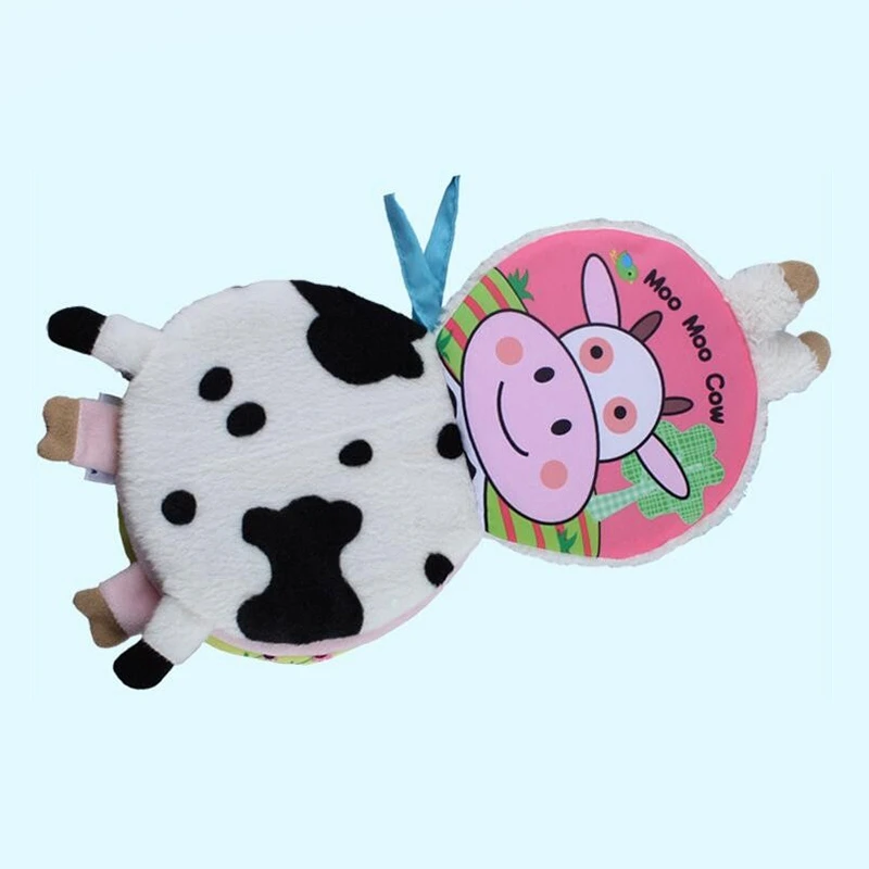 Jollybaby животные познание ног Ткань Книга игрушка активность детская книга ребенок