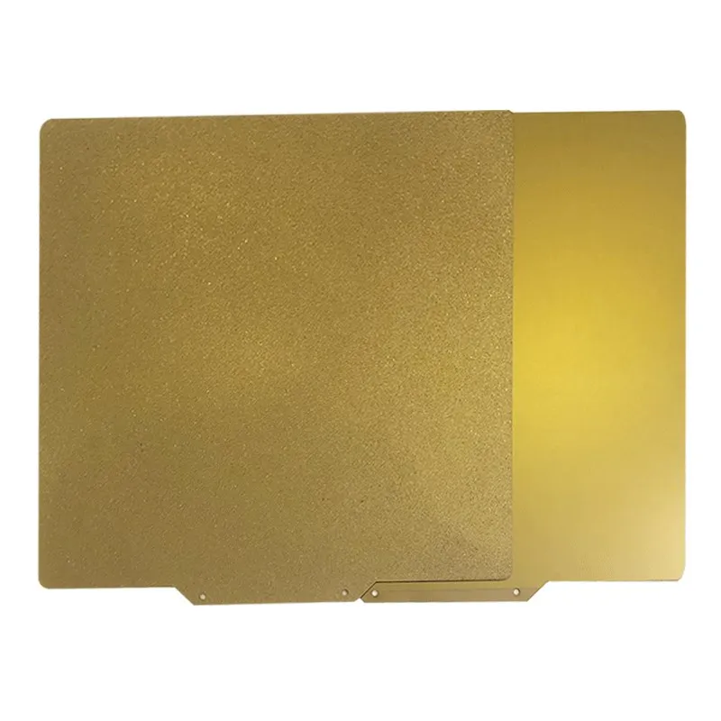 Двухсторонний текстурированный/Гладкий пружинный стальной лист PEI 120x120 мм