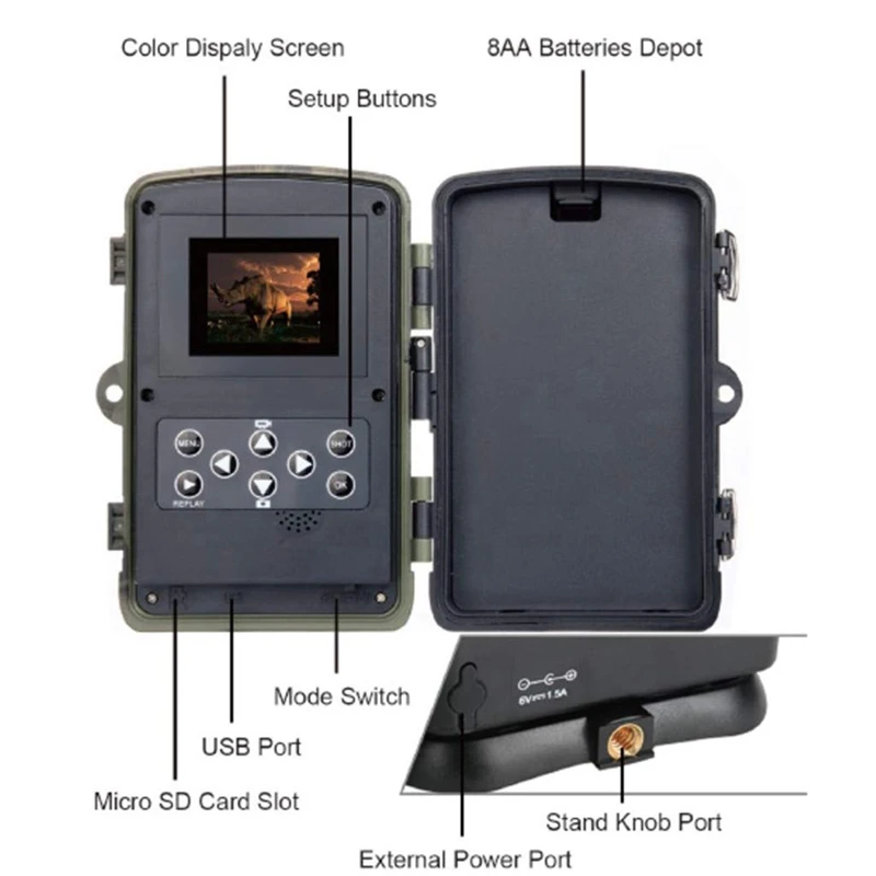 Новая камера Suntekcam HC 801A/B/C 2019 16 МП IP65 фото рама 0 3 нм спасательная камера|Камеры для