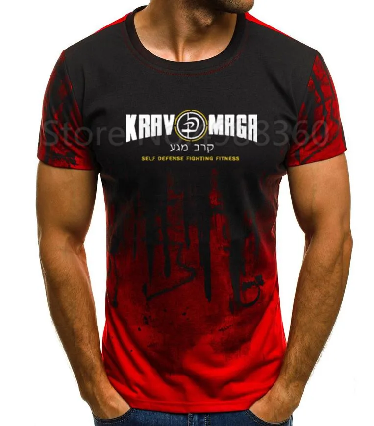 Модные мужские krav Maga Israel Combat system самообороны ИДФ ММА боевые искусства футболка