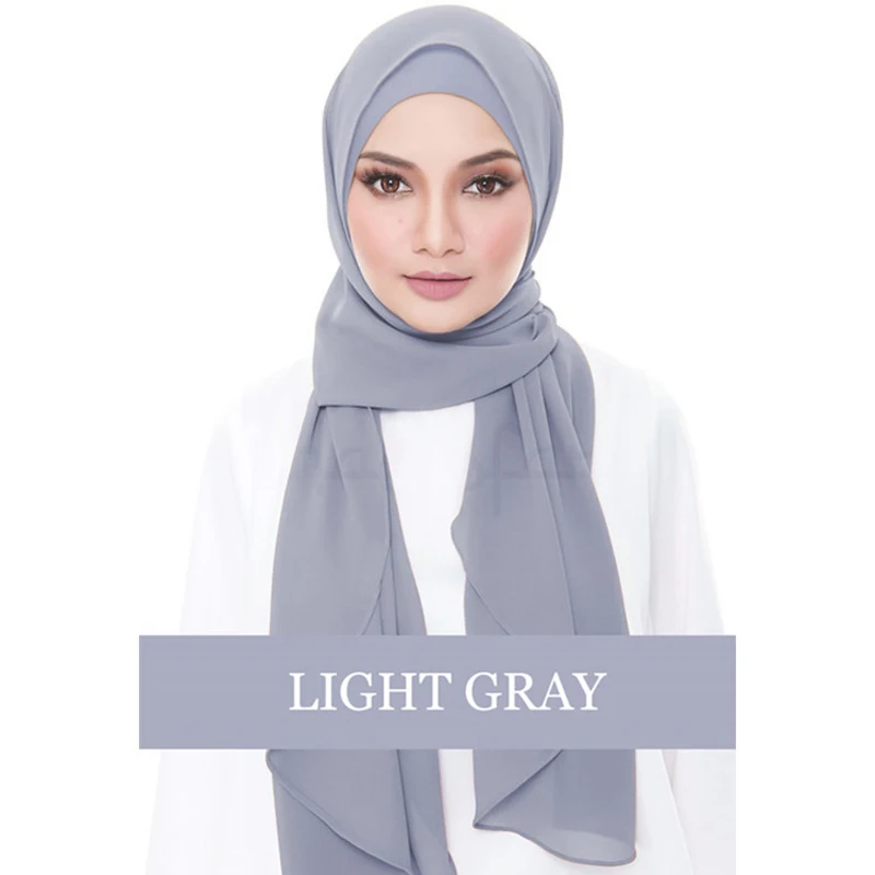 

Ramadan Women Muslim Abaya Islam Hijabs Chiffon Inner Hijab Caps Turbante Mujer Shawl Long Turban Stole Wrap Jilbab Headscarf