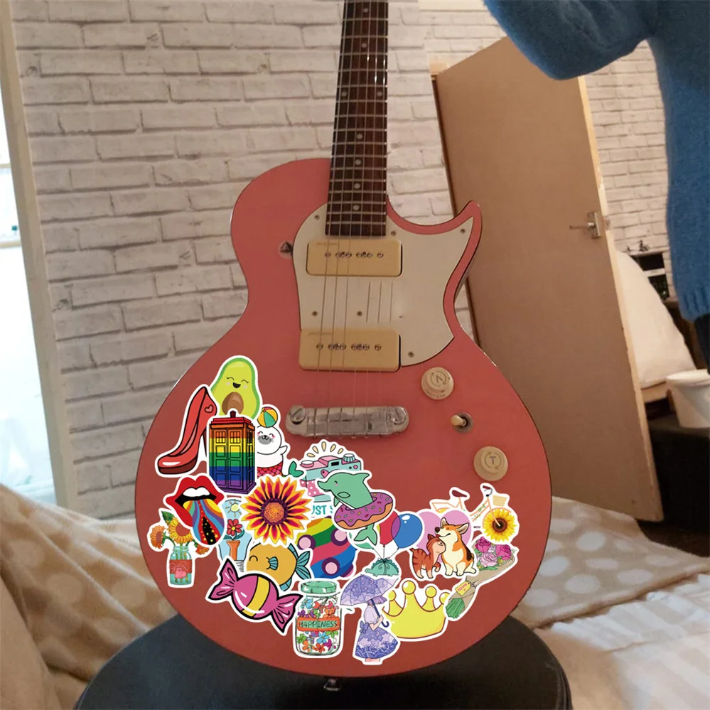 

10/30/50PCS New Color Cartoon Graffiti Stickers Decorative Luggage Motorcycle Notebook Waterproof Decorative Stickers Wholesale