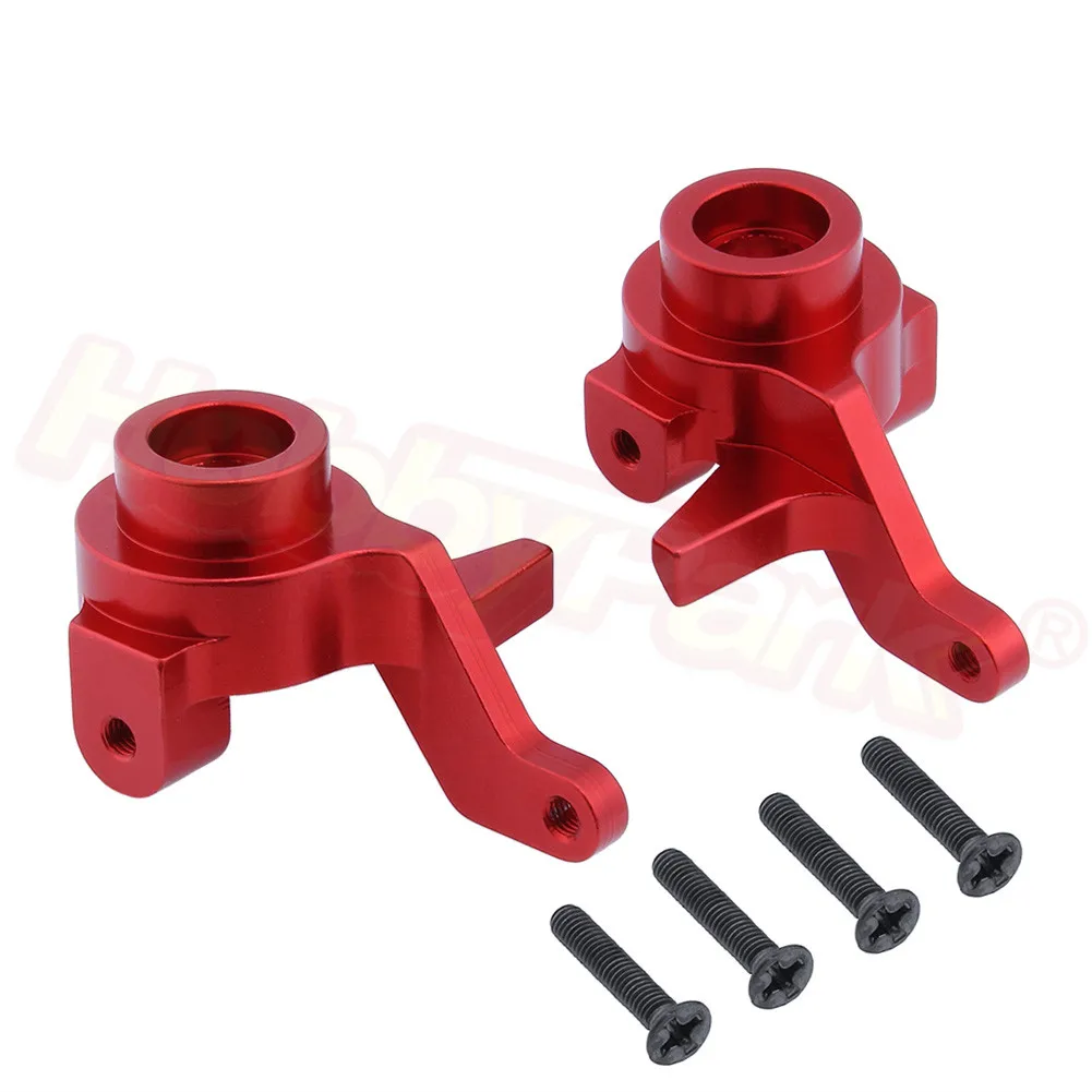 Metal Aluminum Steering Hub Carrier Knuckle Set For RC 1/10 Electric Himoto E10 E10XB E10XBL Tanto Off Road Buggy Replacement | Игрушки и