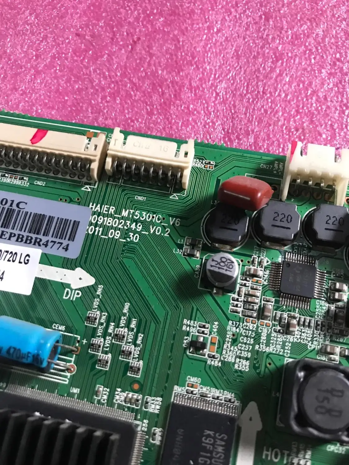 

Original LE32A700 motherboard 0091802349 screen T315XW06