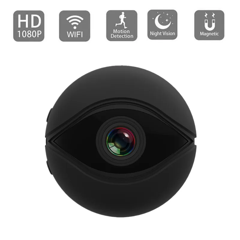 Мини-камера охранного Камера Wi-Fi 1080P HD камера для домашней безопасности потайная