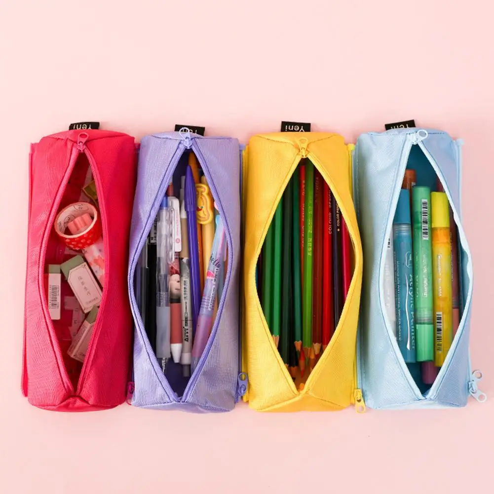 Чехол для карандашей из ткани Оксфорд Большой Вместительный чехол школьных